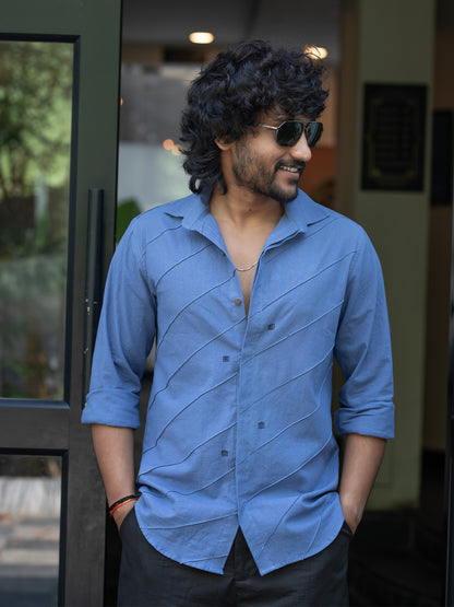 Indigo Threadroll Shirt