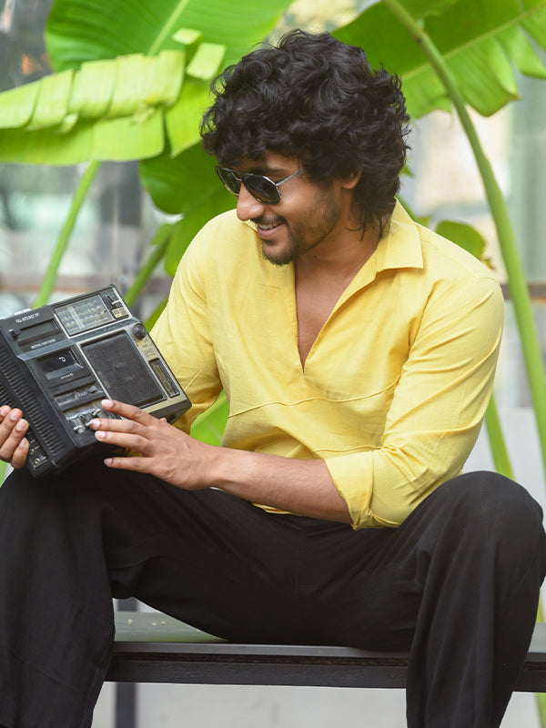 RC Mustard Kurta
