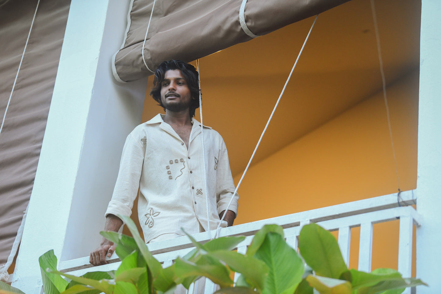 Oatmilk cording Shirt