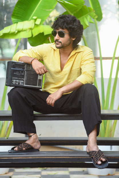 RC Mustard Kurta