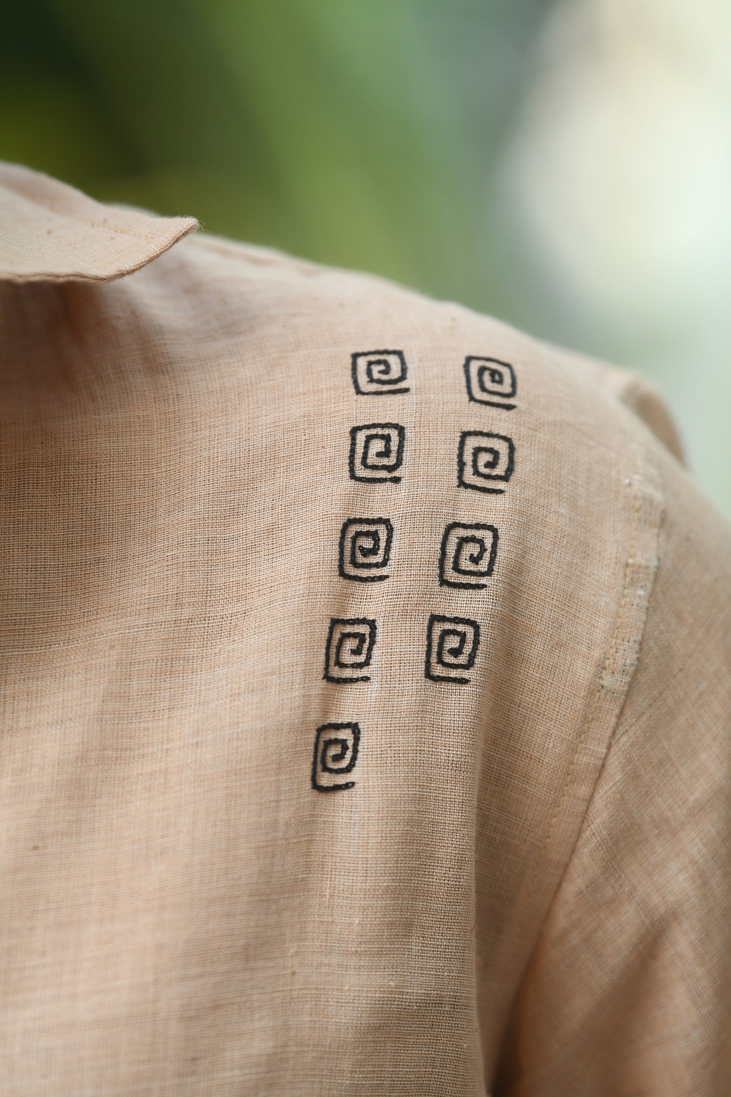 Brown Khadi Sandtimer Shirt